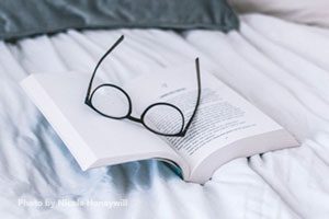 Glasses for reading book